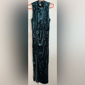 WAYF Crushed Velvet Dress Size S